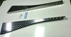 Fits JEEP wrangler TJ diamond plate silver fender tops 1.5 inch bend Made in USA - Picture 1 of 11