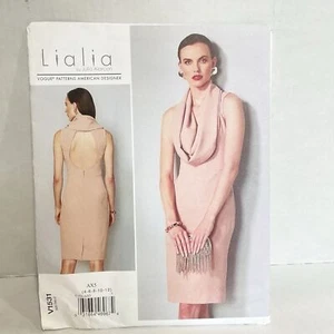 Vogue Sewing Pattern V1531 Lialia Julia Alarcon Women Dress NEW Sz AX5 - Picture 1 of 5