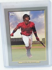 Ronald Acuna Jr. 2020 Topps Series One Baseball - Turkey Red #2 - Atlanta Braves
