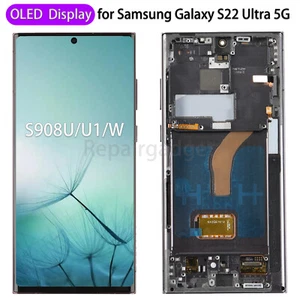 Repuesto Conjunto Pantalla Táctil LCD Pantalla OLED para Samsung Galaxy S22 Ultra - Imagen 1 de 8