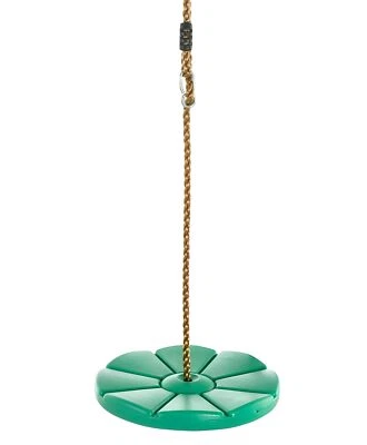 Swingan Cool Disc Swing With Adjustable Rope (Fully Assembled), Green - Image 1 of 4
