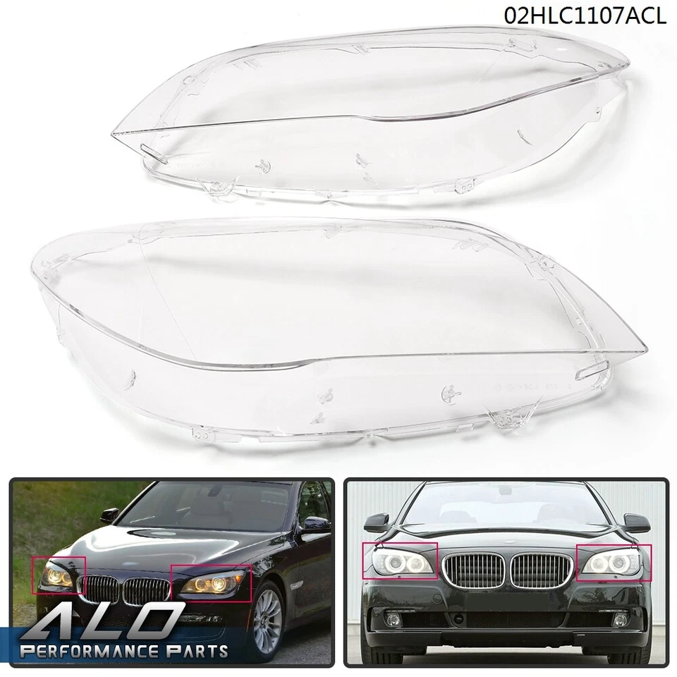 Lente de repuesto para faros derecho e izquierdo apto para BMW Serie 7 F01/F02 Foto 1 de 4