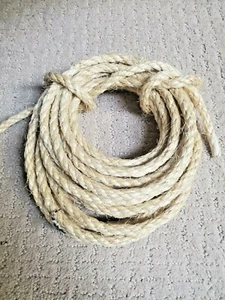Natürliches Sisal - Seil 3/8 Zoll dick (25 Fuß bis 250 Fuß lang) - Bild 1 von 9