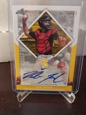 2016 Leaf Perfect Game National Showcase Yellow #20/25 Kale Ledford #BA-072 Auto