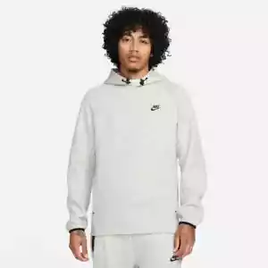 Nuevo con etiquetas Para hombres Nike NSW Tech Polar Pullover Sudadera con Capucha Gris Talla M FB8016-063 - Imagen 1 de 2