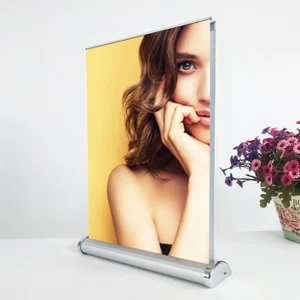 6 pcs,11x17,A3,Mini Table Top Retractable Banner Stand(Stand Only)Double Side - Picture 1 of 9