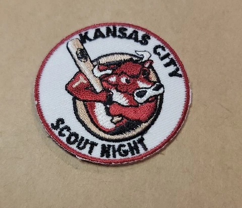 Kansas City TBones Minor League Baseball Mascot Sizzle KC Bull Patch Scout Night Cover
