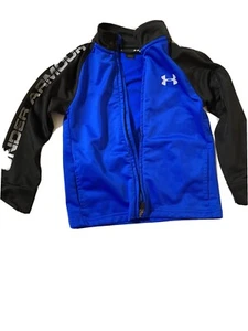 Under Armour Boys Black Track Jacket Kids 4 - Picture 1 of 3