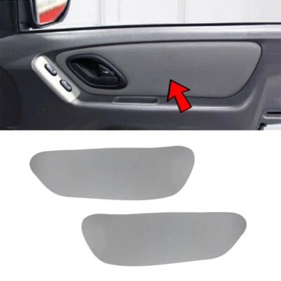 2x GRAY Leather Insert Interior Front Door Panel Cover For Ford Escape 2001-2007 — 第 1/4 张图片