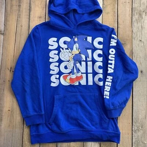 Sonic The Hedgehog Youth Jacket Hoodie Size XL - Picture 1 of 6