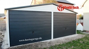Multigarage Doppelgarage Blechgarage LAGER Metallgarage REIFEN Container Garage* - Bild 1 von 2