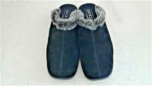 Zueco superior de cuero gamuza para mujer 8,5 M forro de piel NUEVO - Imagen 1 de 8