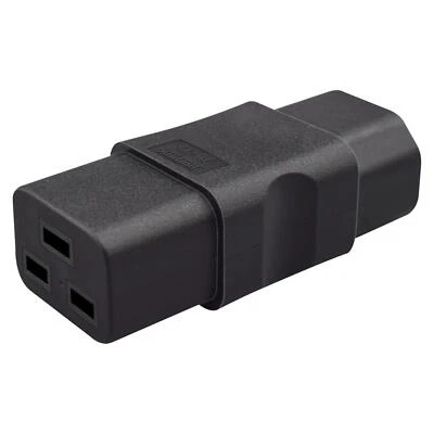 IEC320 C14 auf IEC320 C19 Netzadapter PVC-Netzstecker für PDU-USV-Server - Bild 1 von 4