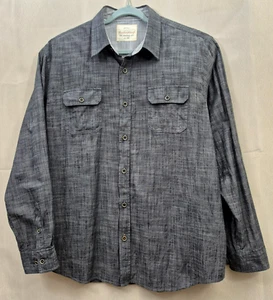 Original Weatherproof Vintage Button-Down Shirt Men's 2XL Long Sleeve Gray - Picture 1 of 12