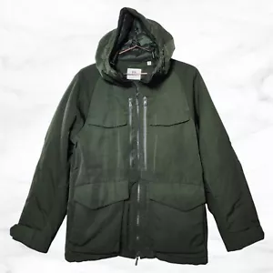 Uniqlo x White Mountaineering Hybrid Down Oversized Parka Dark Green Men's XXS - Picture 1 of 14