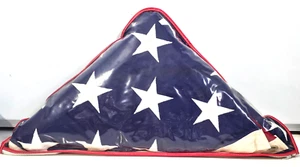 Casket Flag/Bag 50 Star American Valley Forge BEST USA Made Military Service 9x5 - Picture 1 of 9