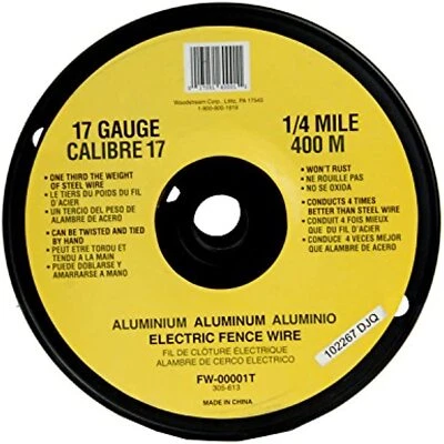 Fi-Shock FW-00001T 1/4 Mile, 17 Gauge Spool Aluminum Wire