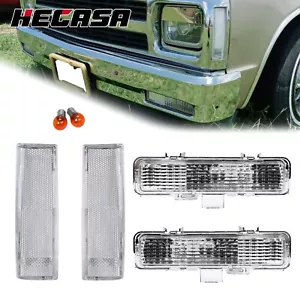Luz de señal de parachoques de esquina HECASA TRANSPARENTE para 83-93 Chevy S10 Blazer GMC S15 Jimmy - Imagen 1 de 22