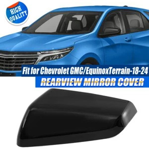 Tapa de cubierta de espejo retrovisor lateral izquierdo negro para Chevrolet Equinox/GMC Terrain 2018-2023 - Imagen 1 de 9