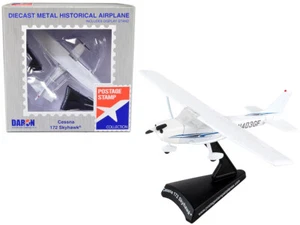 Postage Stamp Cessna 172 Skyhawk Light Aircraft White 1/87 (HO) PS5603-2 - Picture 1 of 4