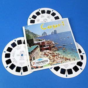 Juego de 3 carretes Viewmaster - Capri, Italia - Aserraderos C058 - Imagen 1 de 4