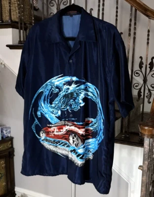 Гавайская рубашка Quarter Mile Fast Car Big Brother размер L - Изображение 1 из 4