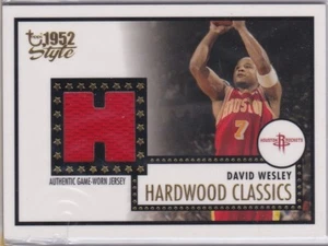 David Wesley 2005-06 TOPPS STYLE 1952 Jersey Card #HCR-DW - Picture 1 of 2