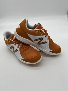 New Balance Men's Fresh Foam Cleats 3000 v5 Metal Orange/White Size 15 - Picture 1 of 7