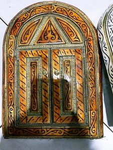 Amazigh traditional Mirror Handmade Berber Khmisa Moroccan decoration home - Picture 1 of 23