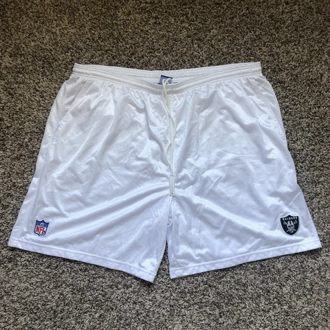 Vintage Reebok Sideline Apparel Oakland Las Vegas Raiders Shorts Mens Size 4XL Cover
