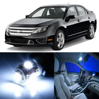 Kit de luces interiores LED blancas 14 piezas sin errores para Ford Fusion 2006-2012 Foto 1 de 4