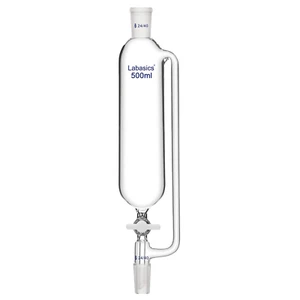 500 Ml Pressure Equalizing Addition Funnel, Borosilicate Glass Dropping Funnel 2 - Picture 1 of 12