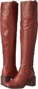 Botas hasta la rodilla Franco Sarto para mujer de cuero marrón L-Forla nuevas/sin caja 7M - Imagen 1 de 5