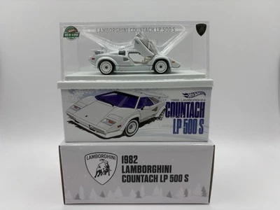🔥Hot Wheels RLC Red Line Club Exclusive White ‘82 Lamborghini Countach LP 500 S - Image 1 of 4