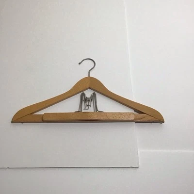 Cabide de madeira vintage Nevco Lord casaco duplo calça armário guarda-roupa Alemanha - Imagem 1 de 4