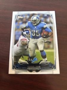 2014 Topps Joique Bell #86 Detroit Lions Wayne State University - Picture 1 of 1
