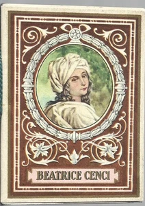 Beatrice Cenci - Calendarietto da Barbiere 1950 -  Mignani Bologna - Picture 1 of 4