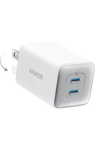 ANKER 523 47W DUAL CHARGER SHELL WHITE (iPHONE/SAMSUNG/PIXEL/TABLET/LAPTOP/PHONE - Zdjęcie 1 z 6
