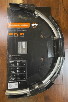 SKS Chromoplastics Longboard Extra Long Plastic-Aluminum Mudguard Set New - Image 1 of 4