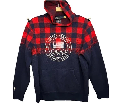 Ralph Lauren Polo Sudadera con Capucha Hombre Lana Mediana Equipo Olímpico de Estados Unidos 2022 Foto 1 de 4