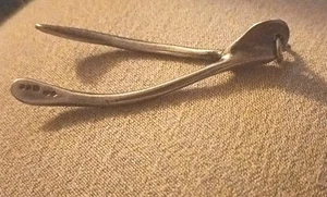 Sterling Silver Wishbone Pendant Vintage Dated 1705 - Picture 1 of 4