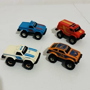 Vintage 1986 McDonalds Lot of 4 Schaper Stomper 4x4 Toyota Dodge Chevy Trucks - Picture 1 of 7