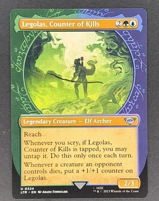 Legolas, Counter of Kills (324) Showcase The Lord of the Rings MTG - Image 1 of 2