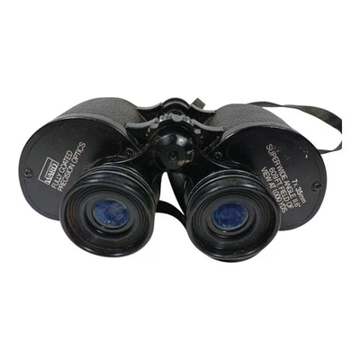 Vintage Montgomery Ward 7x35 Ultra Wide Angle Hard Coated Binoculars field view - Image 1 of 4