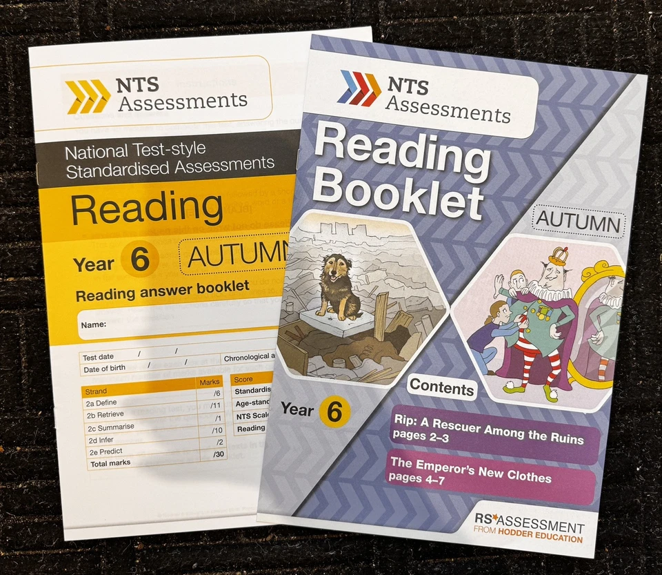 NTS Assessment Reading Yr 6 AUTUMN  - Image 1 of 1