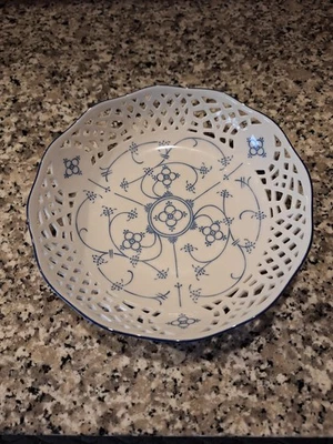 Form Marienbad Ingres Weiß , Indisch Blau, Strohblume, gebraucht! - Bild 1 von 2