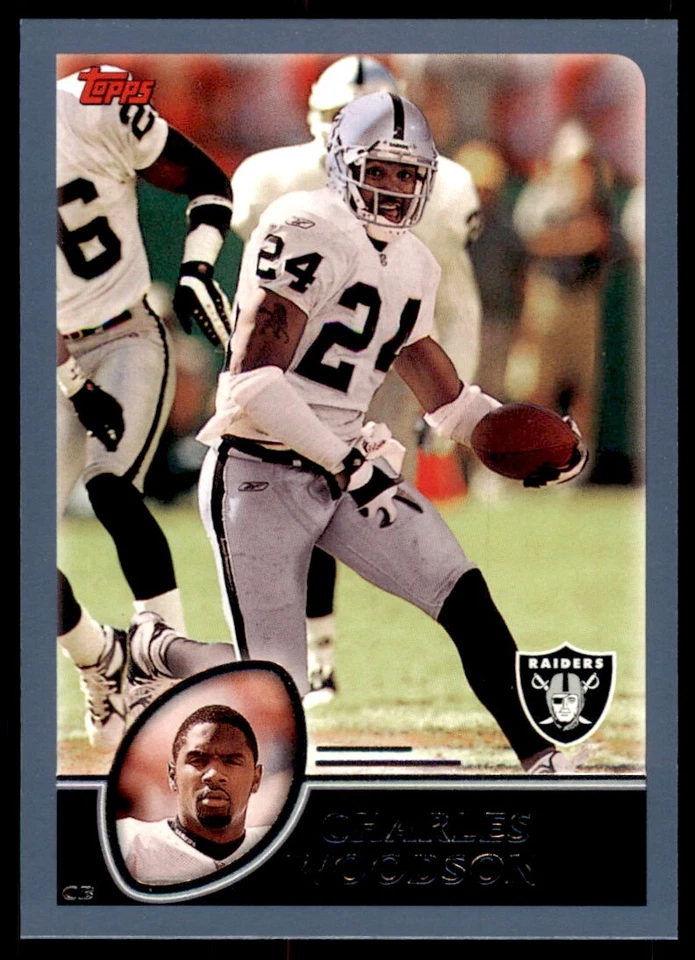 2003 Topps Charles Woodson Oakland Raiders #184 - Image 1 of 2