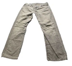 Levi's 501xx Hombre 36x32 Gris Lavado Denim Botón Mosca - Imagen 1 de 5