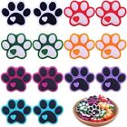 14Pcs Dog Paw shape Cute Cat Dog Paw Silicone Focal Beads  Handmade projects
