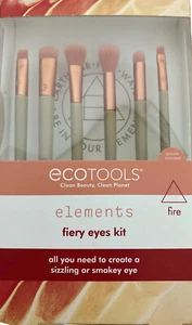 Ecotools Elements Ojos Ardientes Kits 6 Cepillos Set Totalmente Nuevo - Imagen 1 de 2